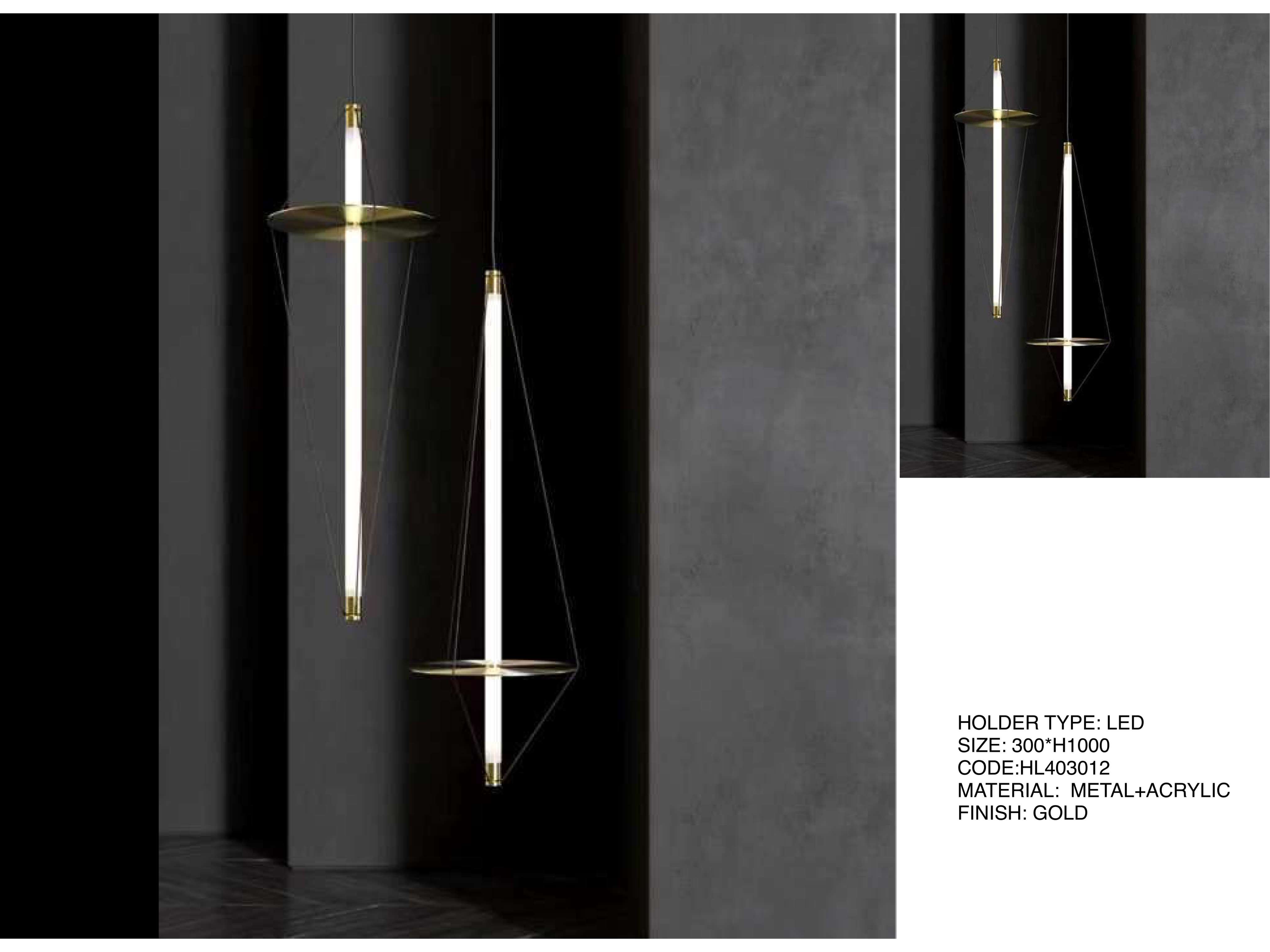 Beyond Lights - Gold Tube Light- LCHL